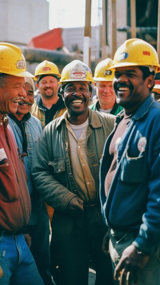 Portrait of an African American contractor