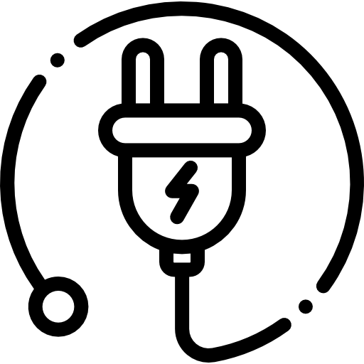 Electrical plug and wiring illustration