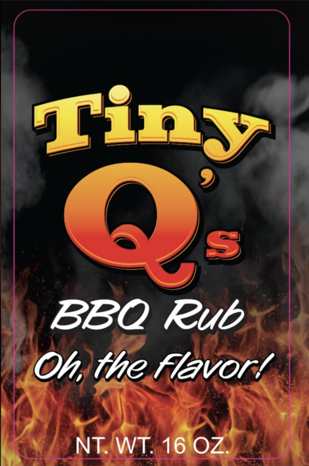 Tiny Q'S bbq Rub Logo 